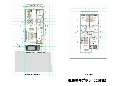 建物参考プラン（２階建）１