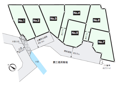 中田東（区割り図）②