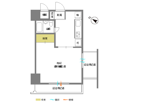ダイアパレス根岸間取図⑤